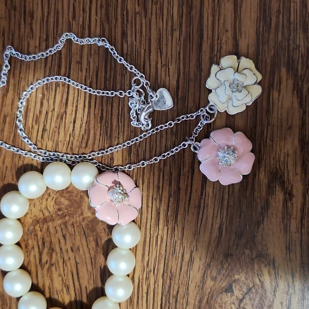 FLOWER POWER bracelet and necklace set